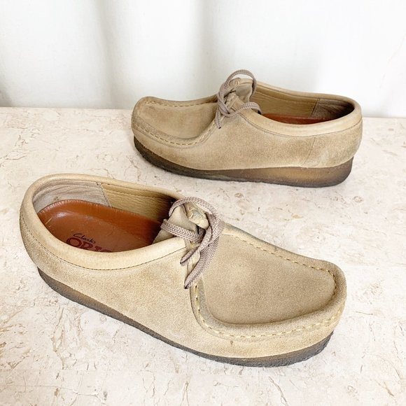 Clarks Shoes - Clarks 8 Originals Wallabee Chukka Boots Shoes Tan